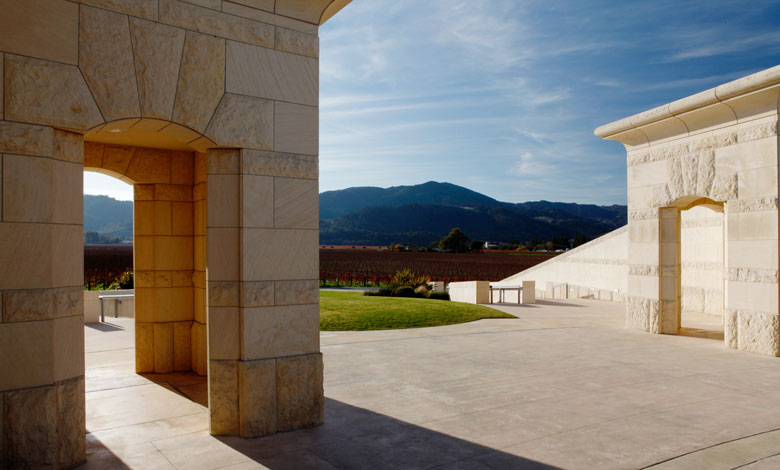 The Opus One guard towers