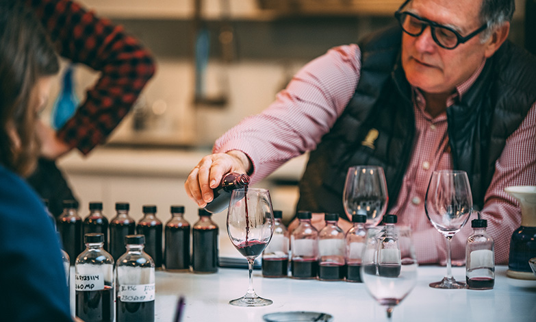 The production team sharpens their focus when crafting each blend of Opus One.