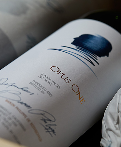 Opus One in wooden case