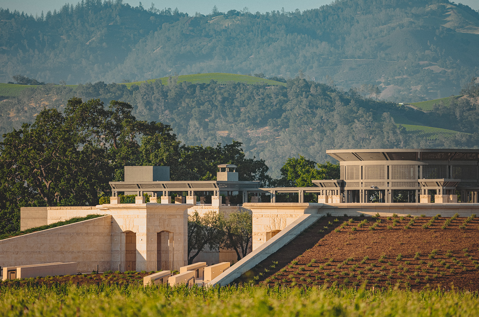 The Opus One Facade